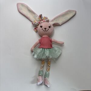 Sunny Days Pink Bunny Unicorn Plush Doll Tutu Stuffed Animal Soft Toy 18” Cute